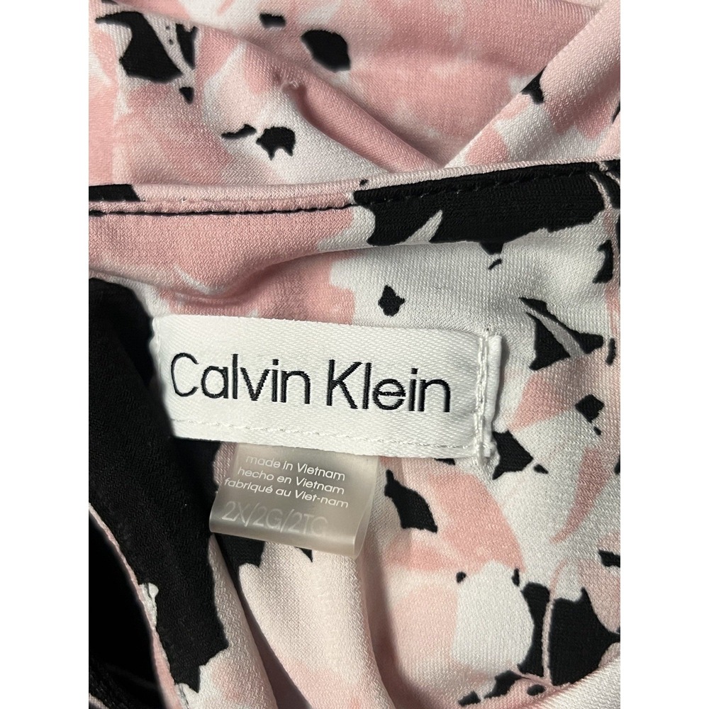 Calvin Klein Women's Pleated Neck Sleeveless Cami Top sz 2X - Picture 8 of 9